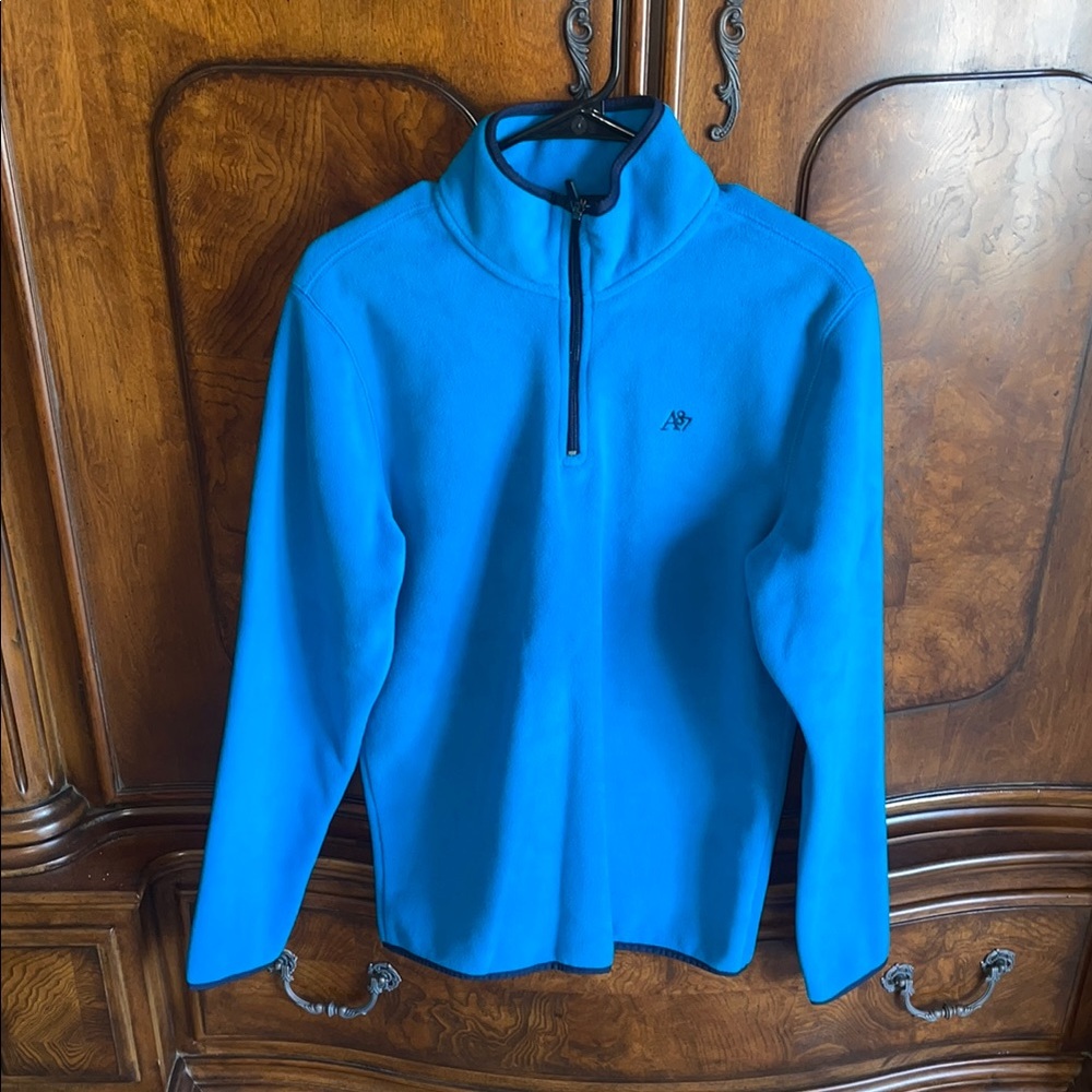 NWT Men’s Small Aeropostale Blue Quarter-Zip Pullover Sweater